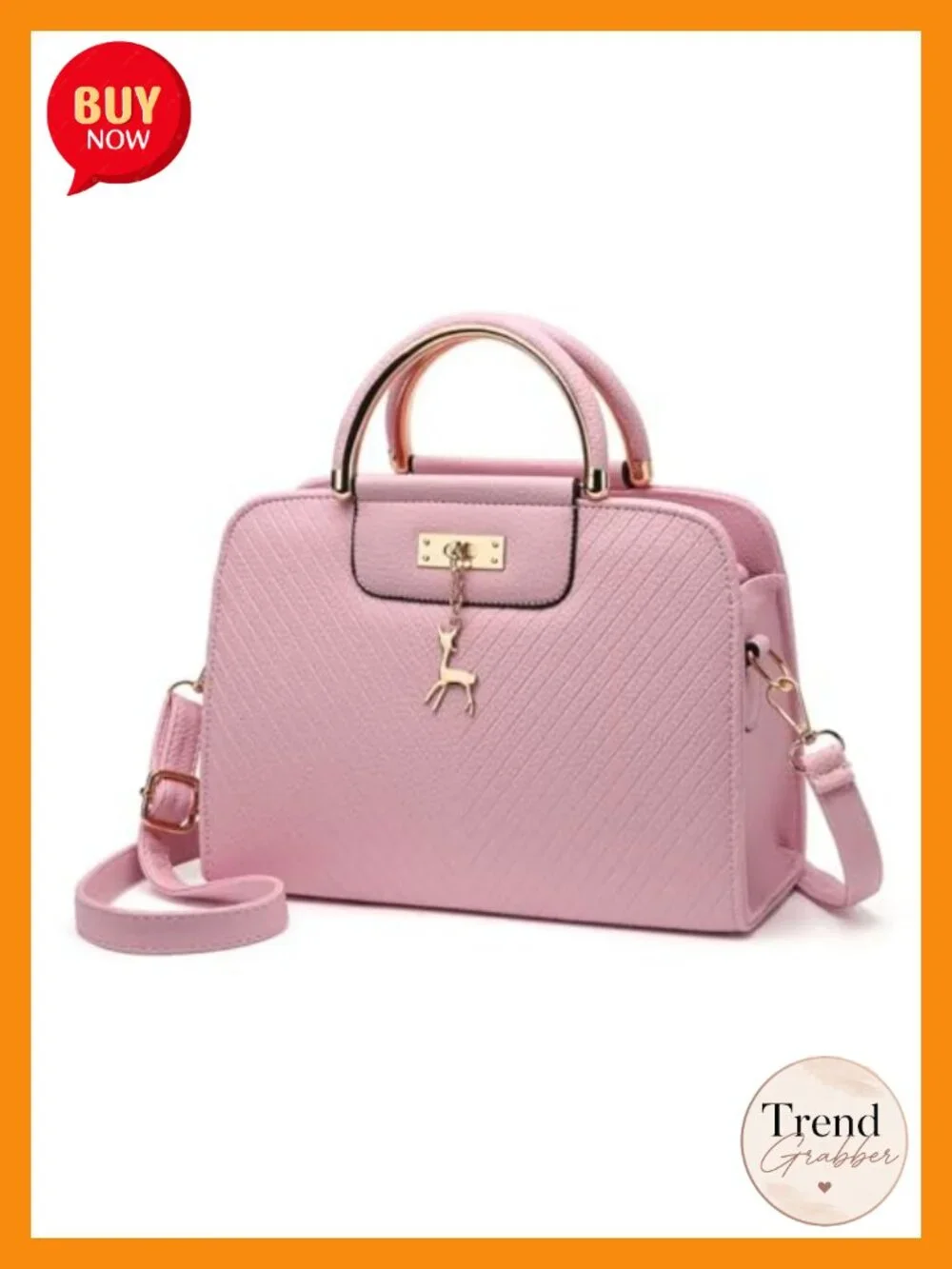 Small Croc Texture Top Handle Satchel Purse Crossbody Shoulder Bag Work Party